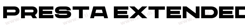 Presta Extended字体转换